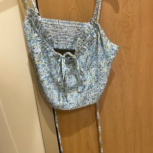 SHEIN flower top and skirt set